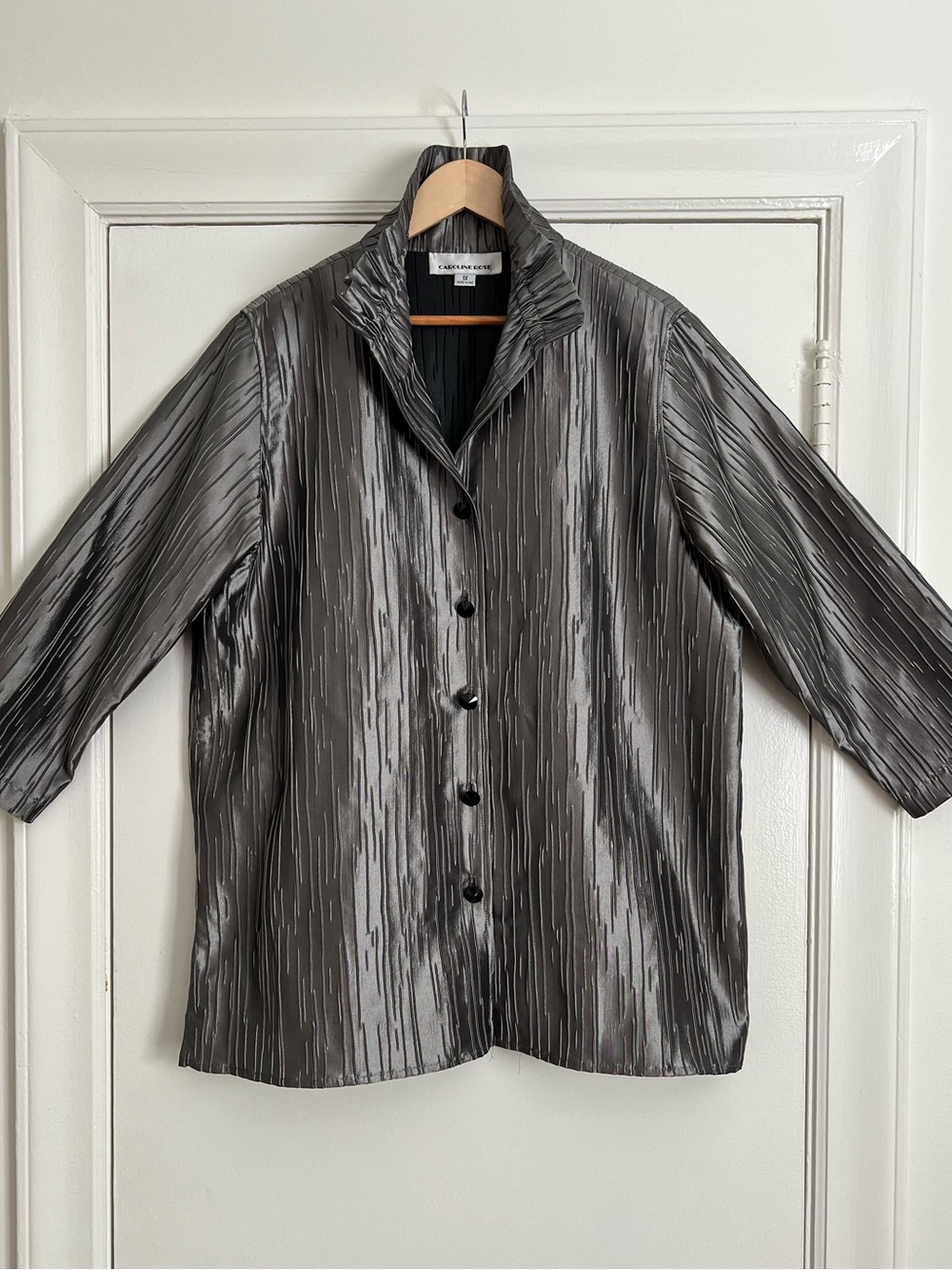 Caroline Rose Cocktail Jacket Silver XL